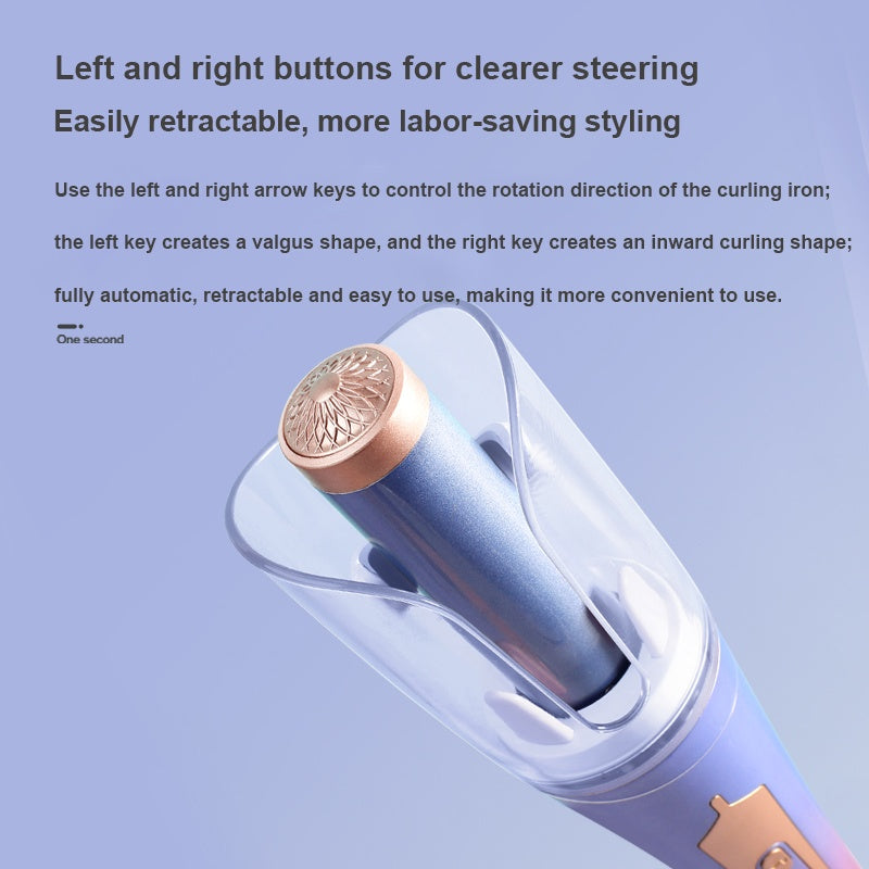 Fer à boucler automatique rotatif sans effort